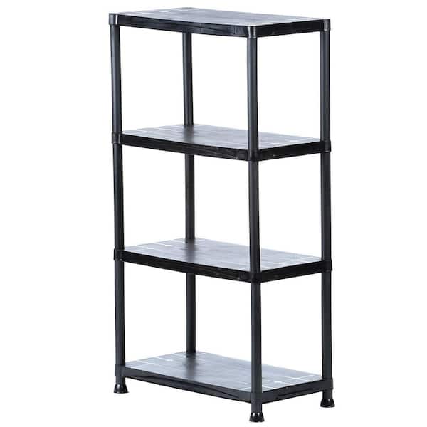 HDX 28X52X15 PLASTIC 4 TIER BLACK (17307263) HDX 28X52X15 PLASTIC 4 TIER BLACK (17307263)